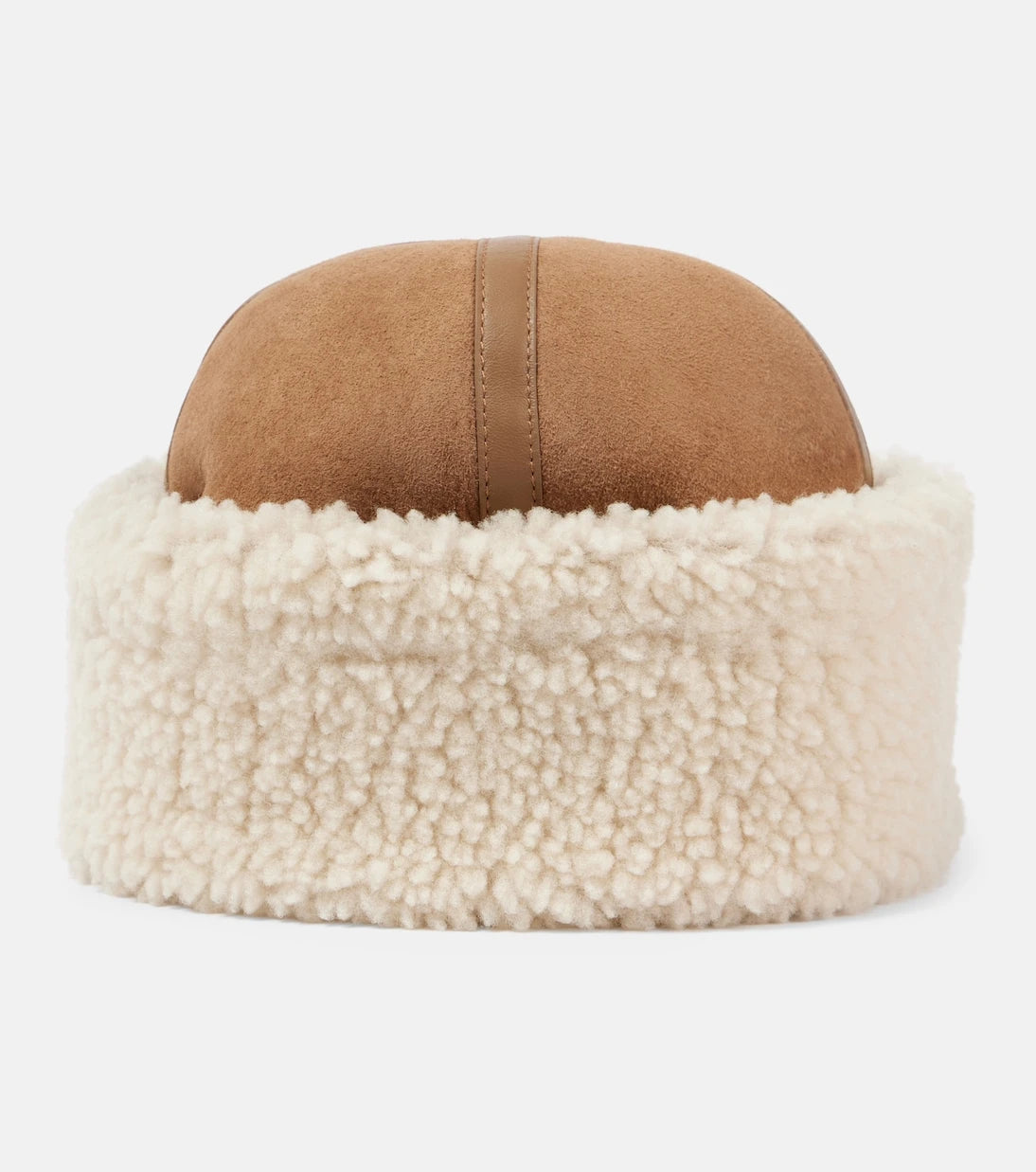 Toteme - Shearling and leather hat