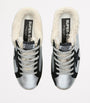 Silver Leather Super-Star Sabot Sneakers