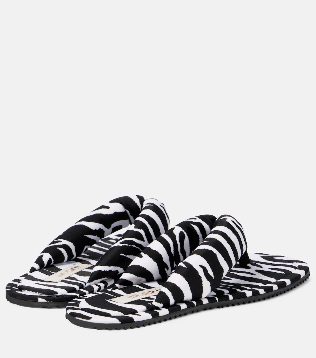 The Attico - Indie zebra-print thong sandals