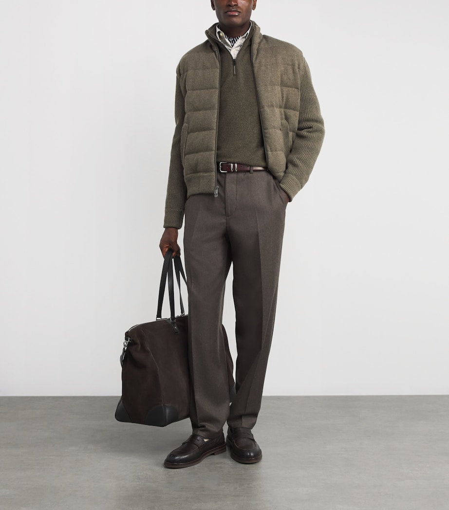 Cashmere Quarter-Zip Sweater