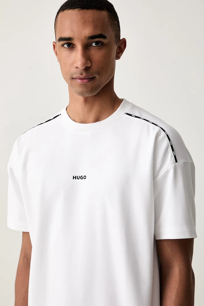 HUGO geniş kesim erkek pamuklu NOAH T-SHIRT