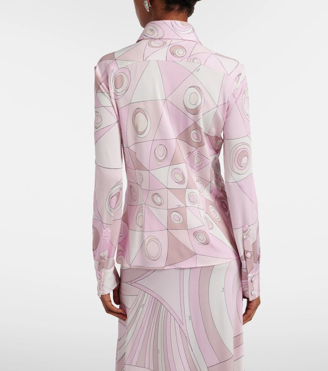 Pucci - Occhi satin jersey shirt