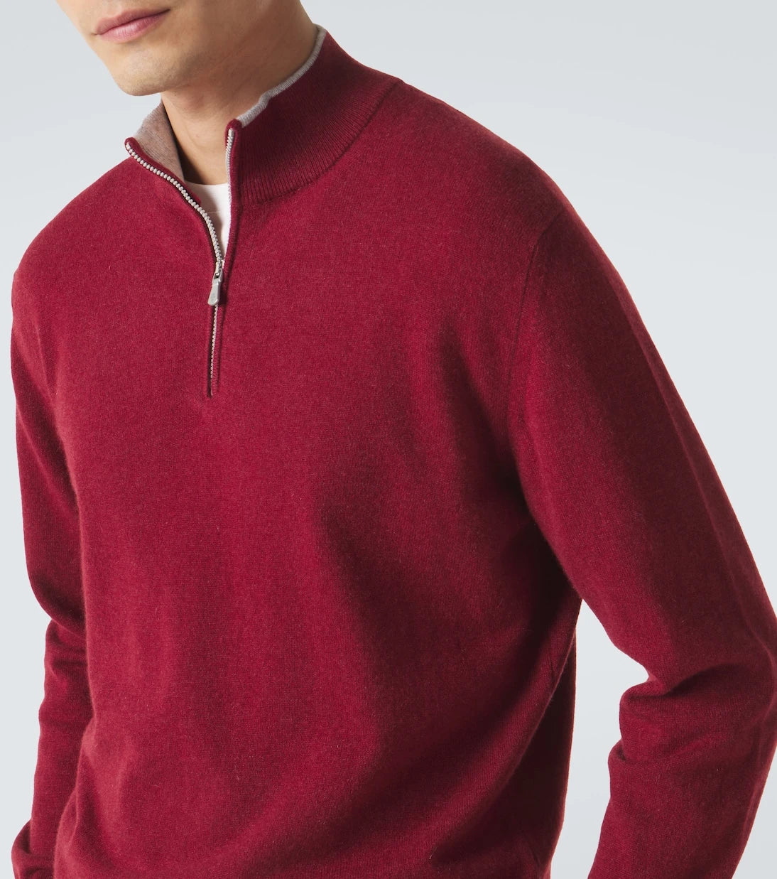 Eleventy - Cashmere half-zip sweater