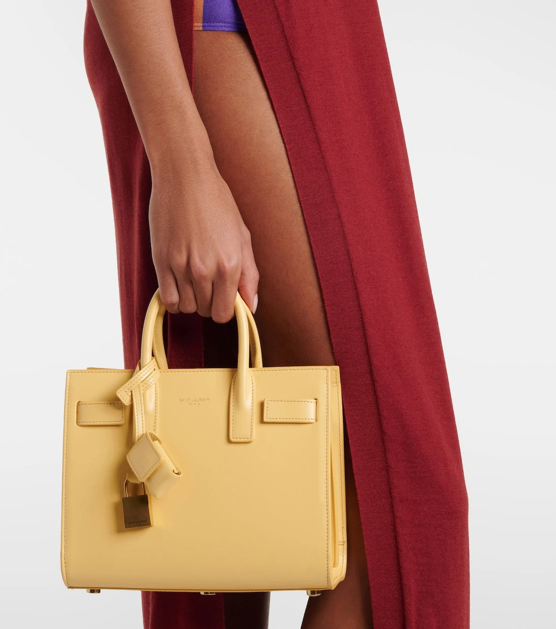 Saint Laurent - Sac De Jour Nano leather top-handle bag
