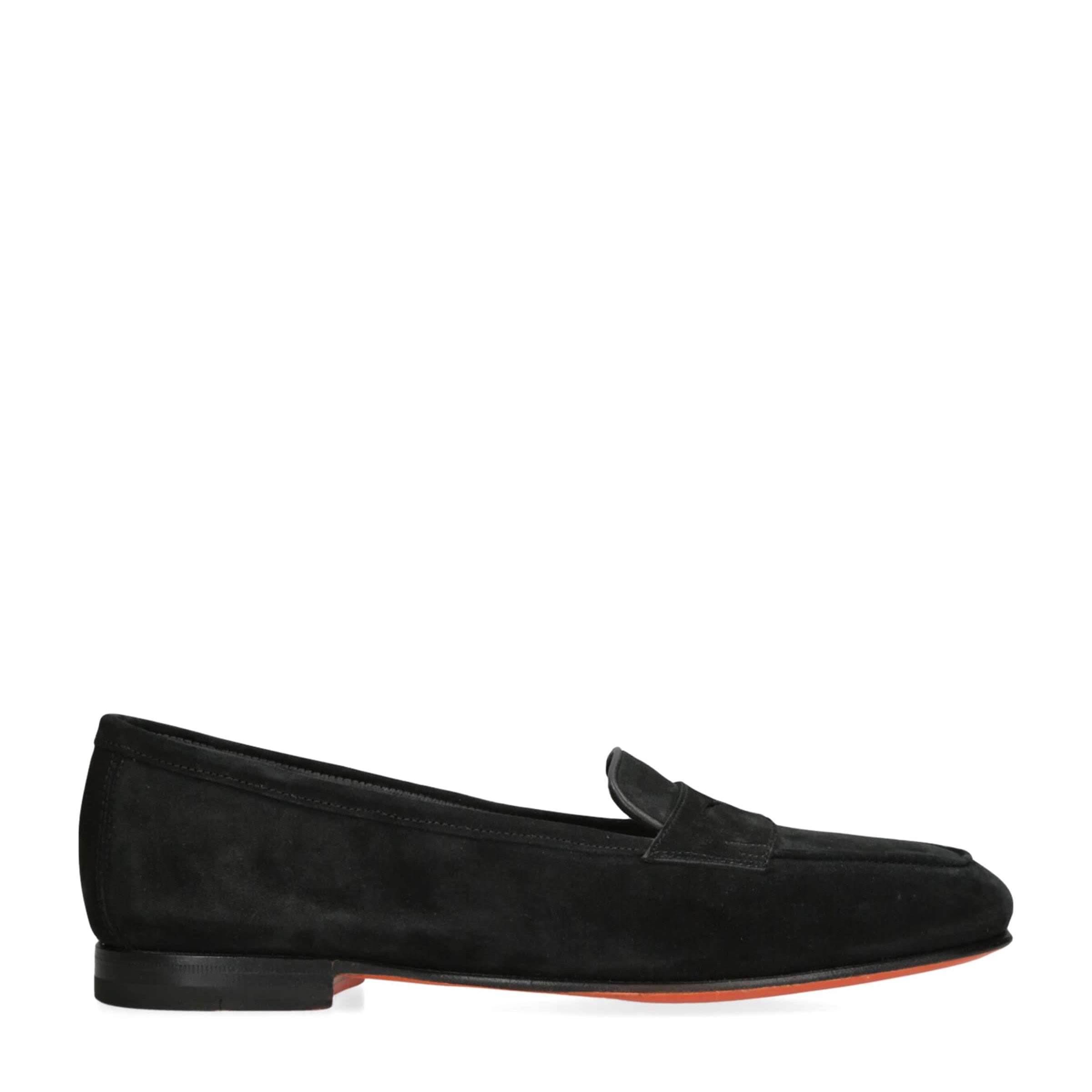 Black Suede Carla Loafers
