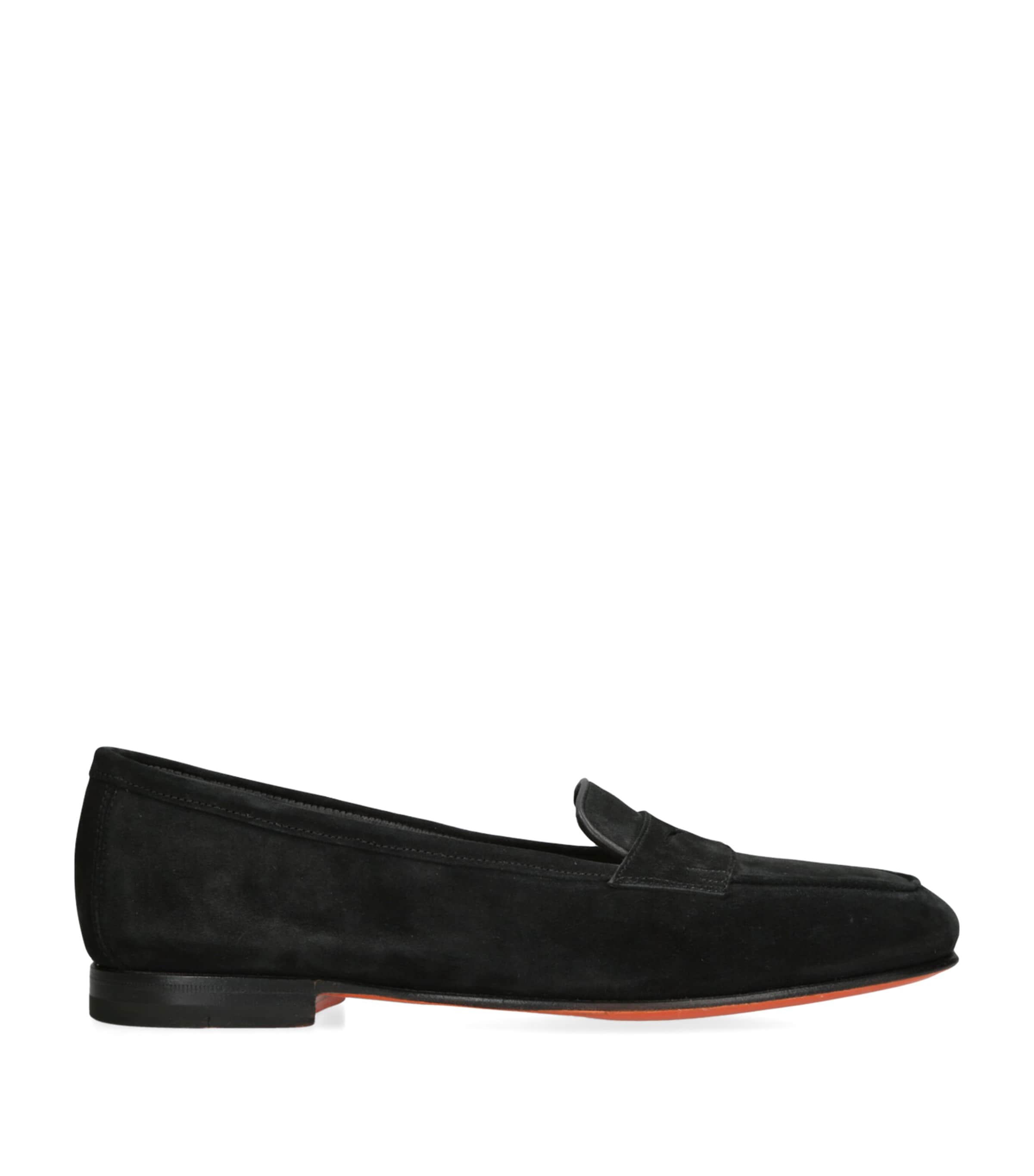 Black Suede Carla Loafers