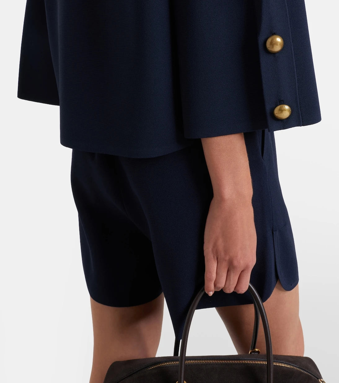 Max Mara - Embellished crêpe top