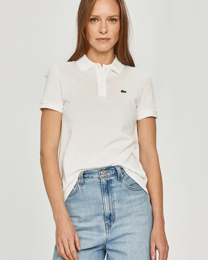 Lacoste Pamuklu Kadın Yakalı Tişört