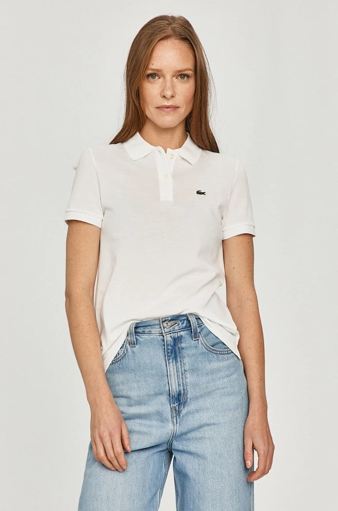 Lacoste Pamuklu Kadın Yakalı Tişört