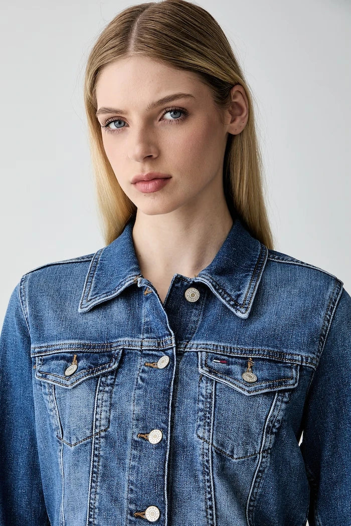 Tommy Jeans geçiş mevsimi kadın denim ceket