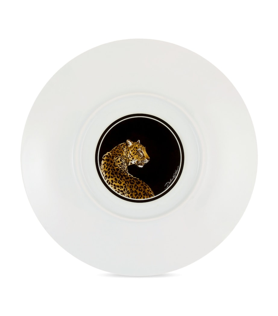 Dolce & Gabbana Casa Set of 2 Leopard Soup Plates (20cm)