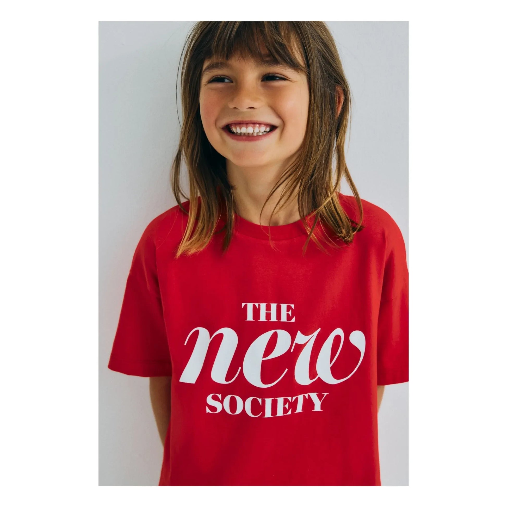 the new society - Maca T-shirt | Red