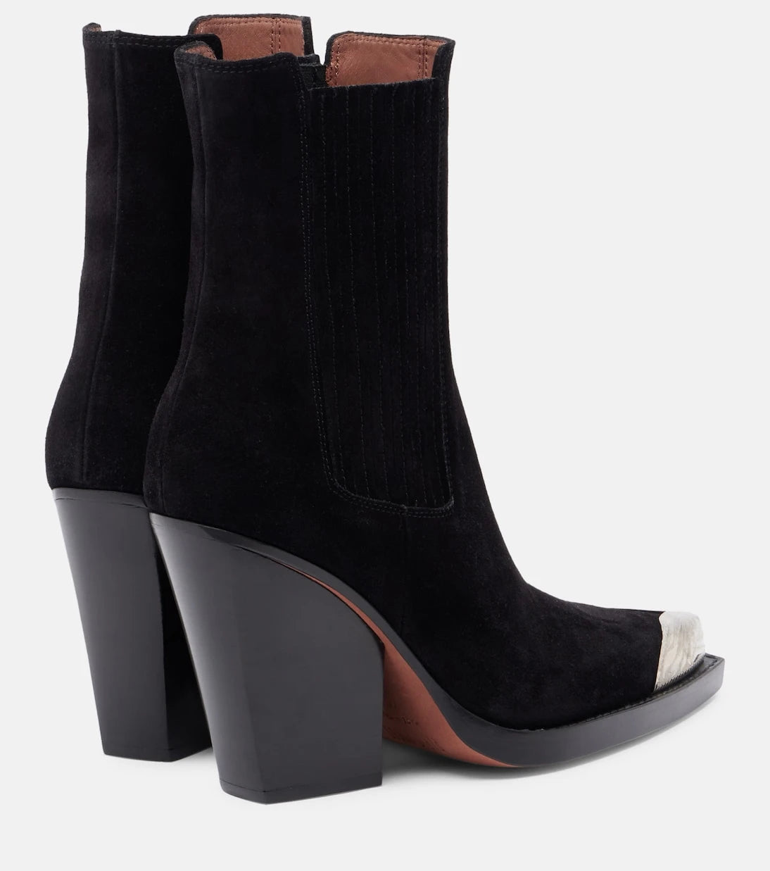 Paris Texas - Dallas embellished suede ankle boots