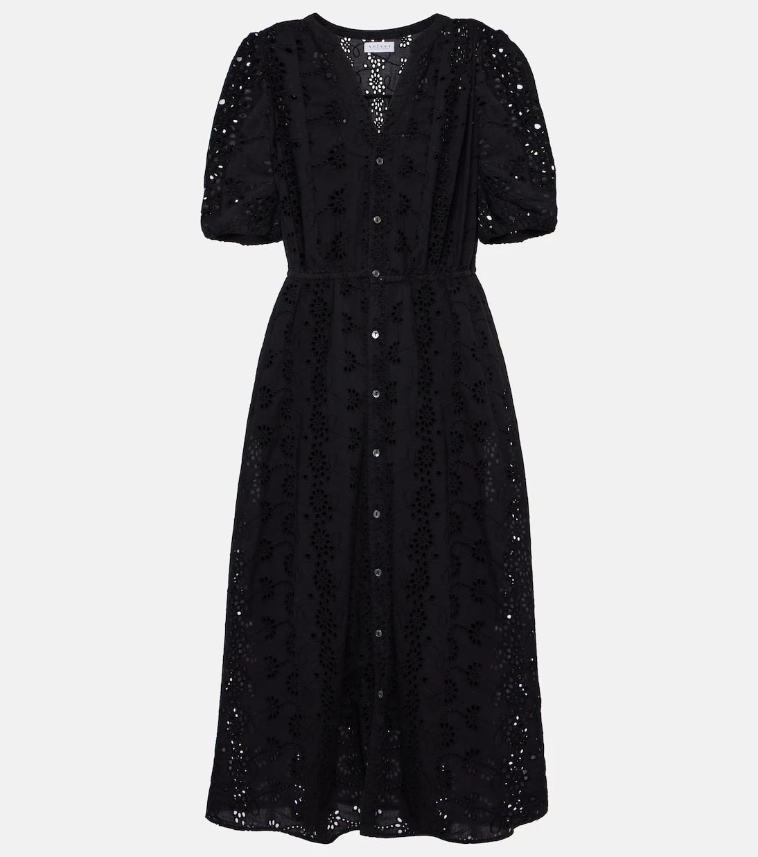 Velvet - Rorio embroidered cotton midi dress