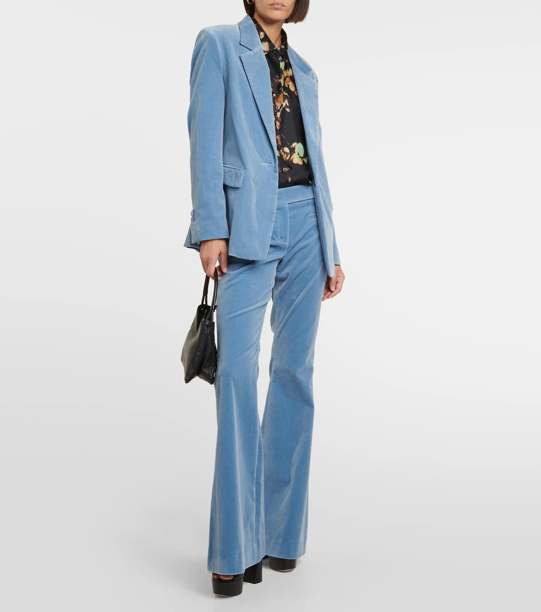 Dorothee Schumacher - Elegance Softness velvet flared pants