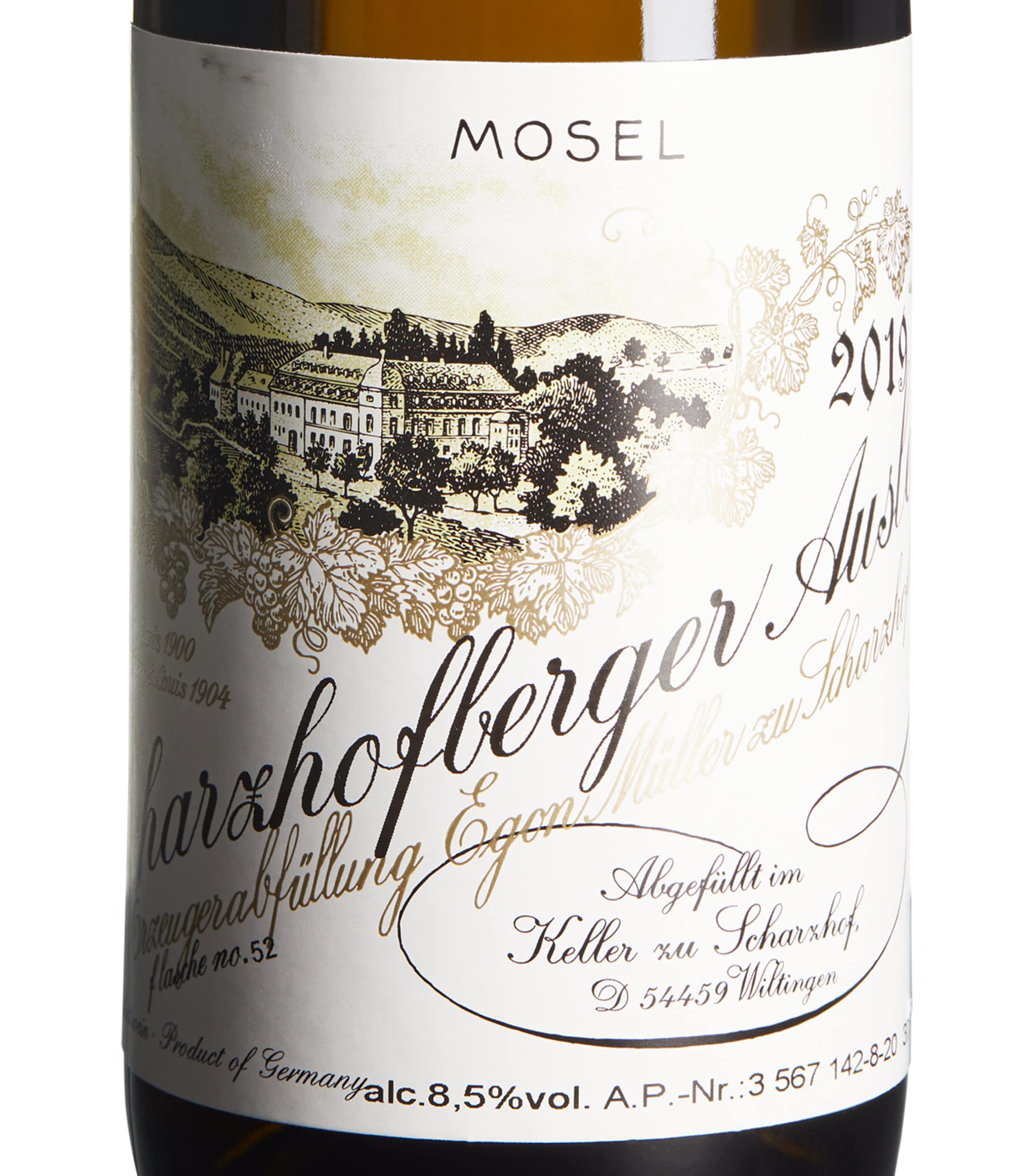 Egon Muller Scharzhofberger Riesling Auslese Blanc 2019 (37.5cl) - Mosel, Germany