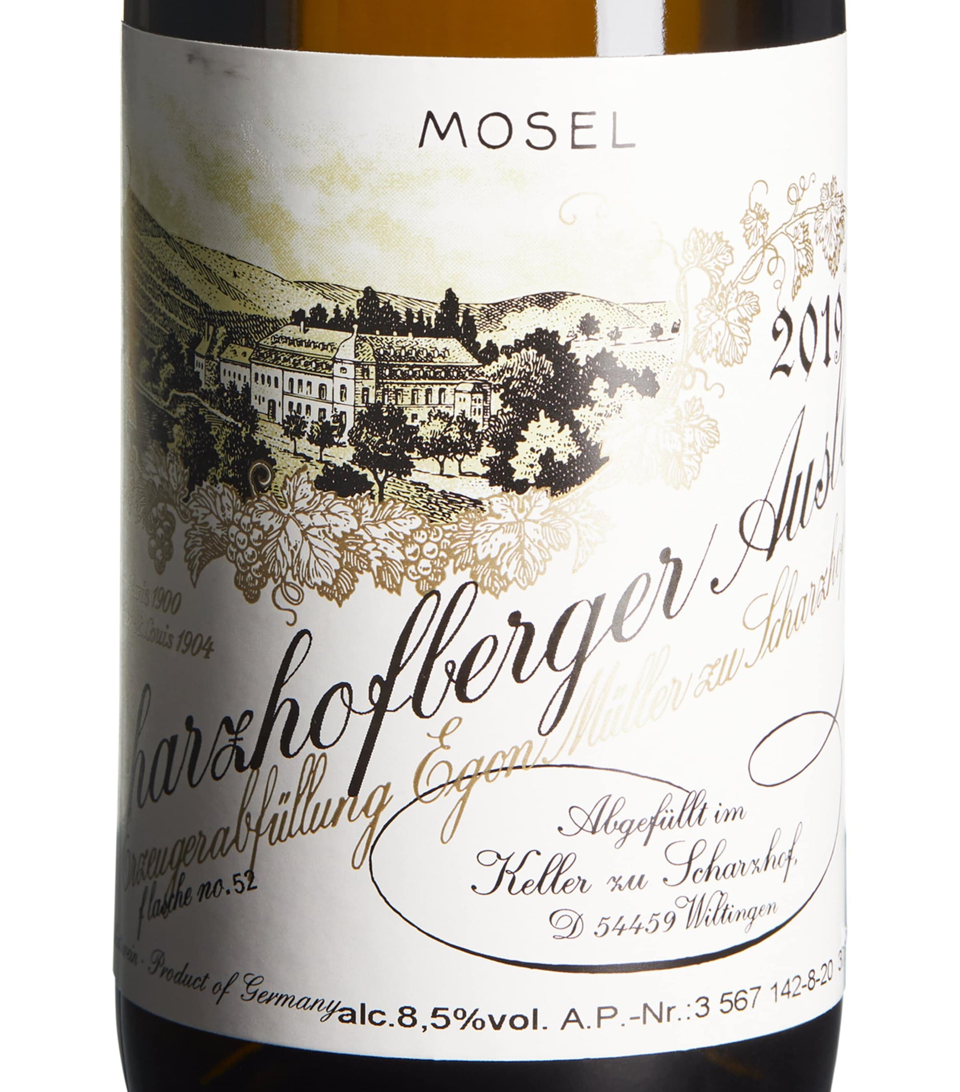 Egon Muller Scharzhofberger Riesling Auslese Blanc 2019 (37.5cl) - Mosel, Germany