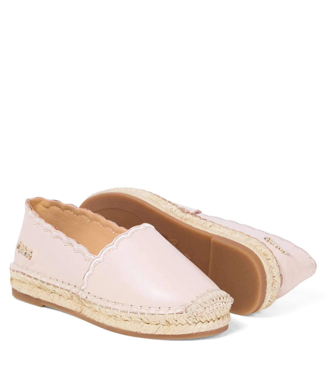 Chloé Kids - Leather espadrilles