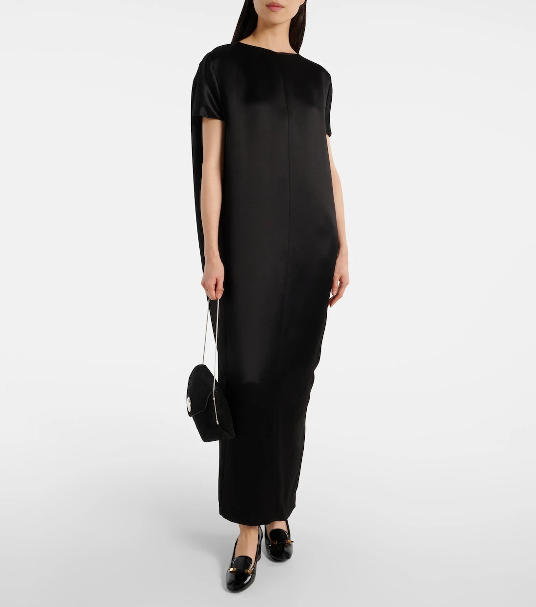 Khaite - Webster satin maxi dress