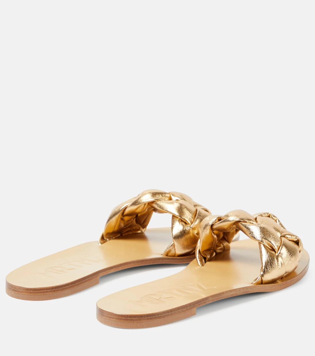 Souliers Martinez - Pelota braided leather slides