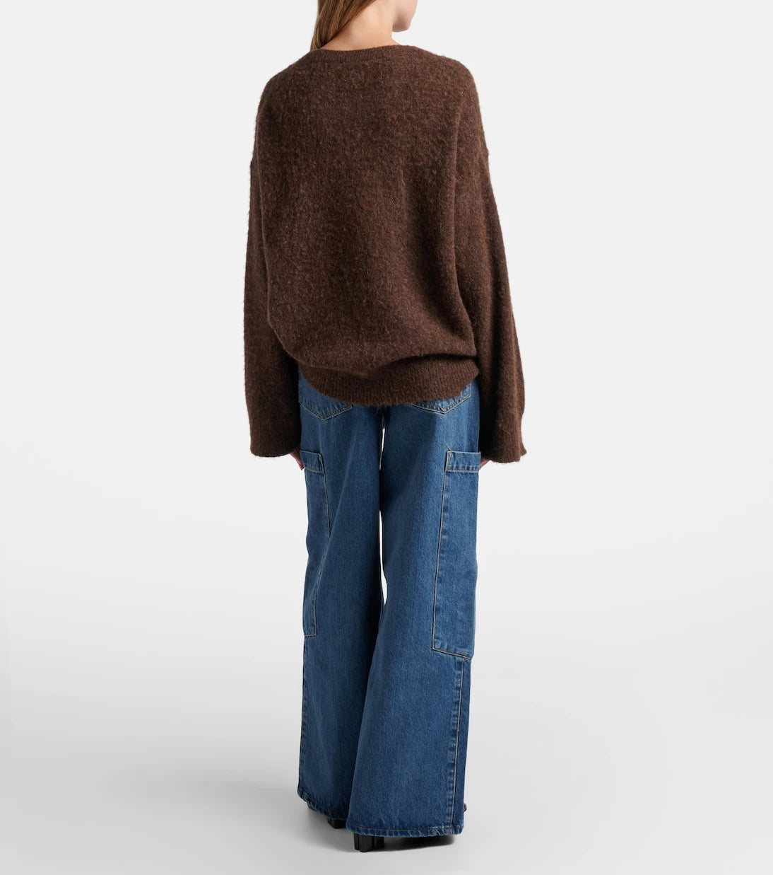 Ganni - Mid-rise cargo jeans