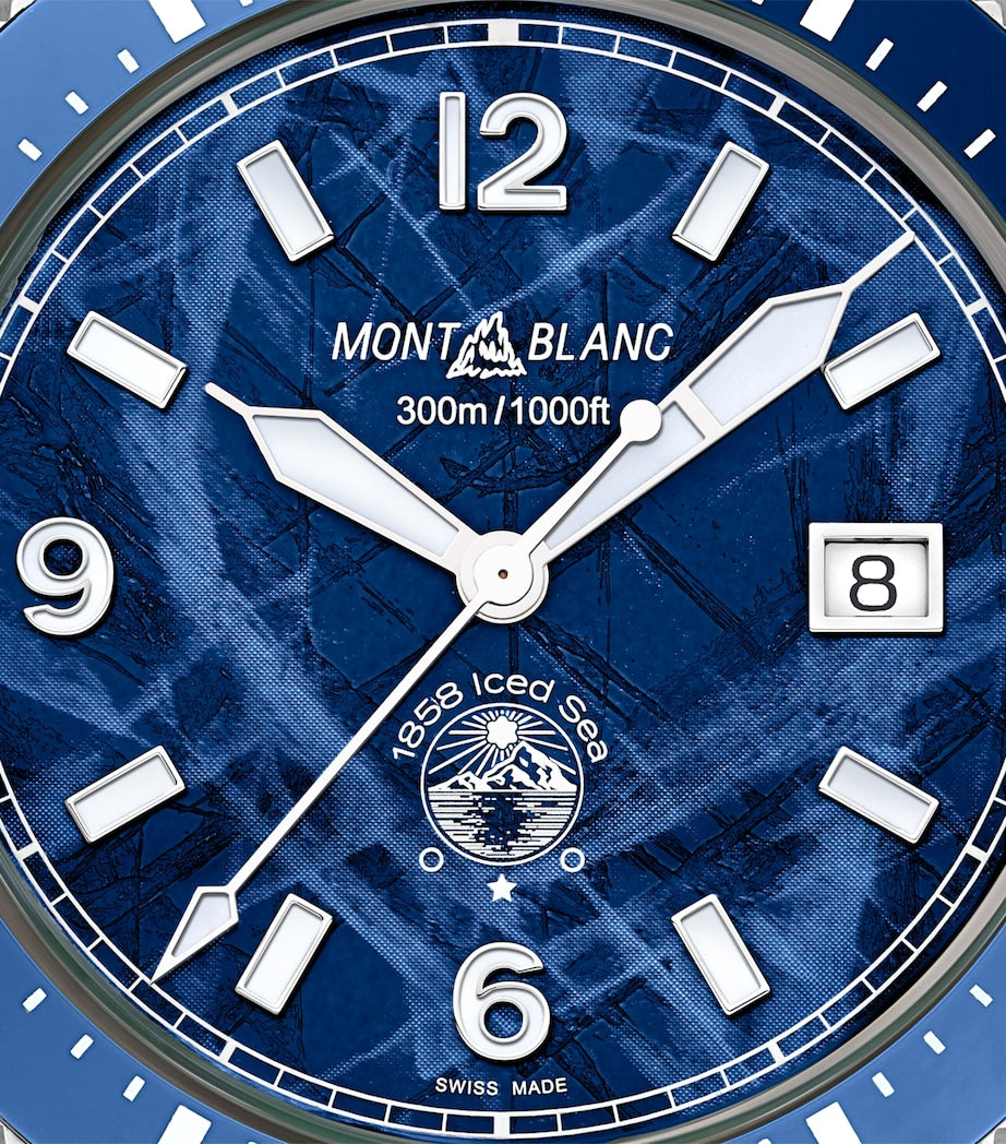 Stainless Steel 1858 Iced Sea Automatic Date Watch 41mm