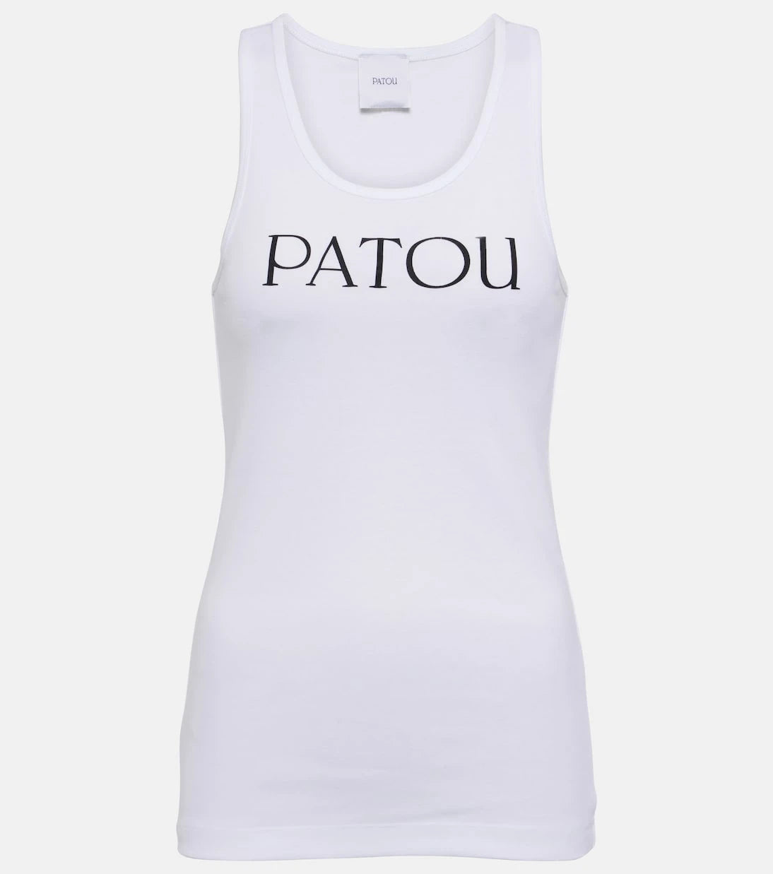 Patou - Logo cotton jersey tank top