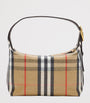 Burberry Leather Check Shoulder Bag