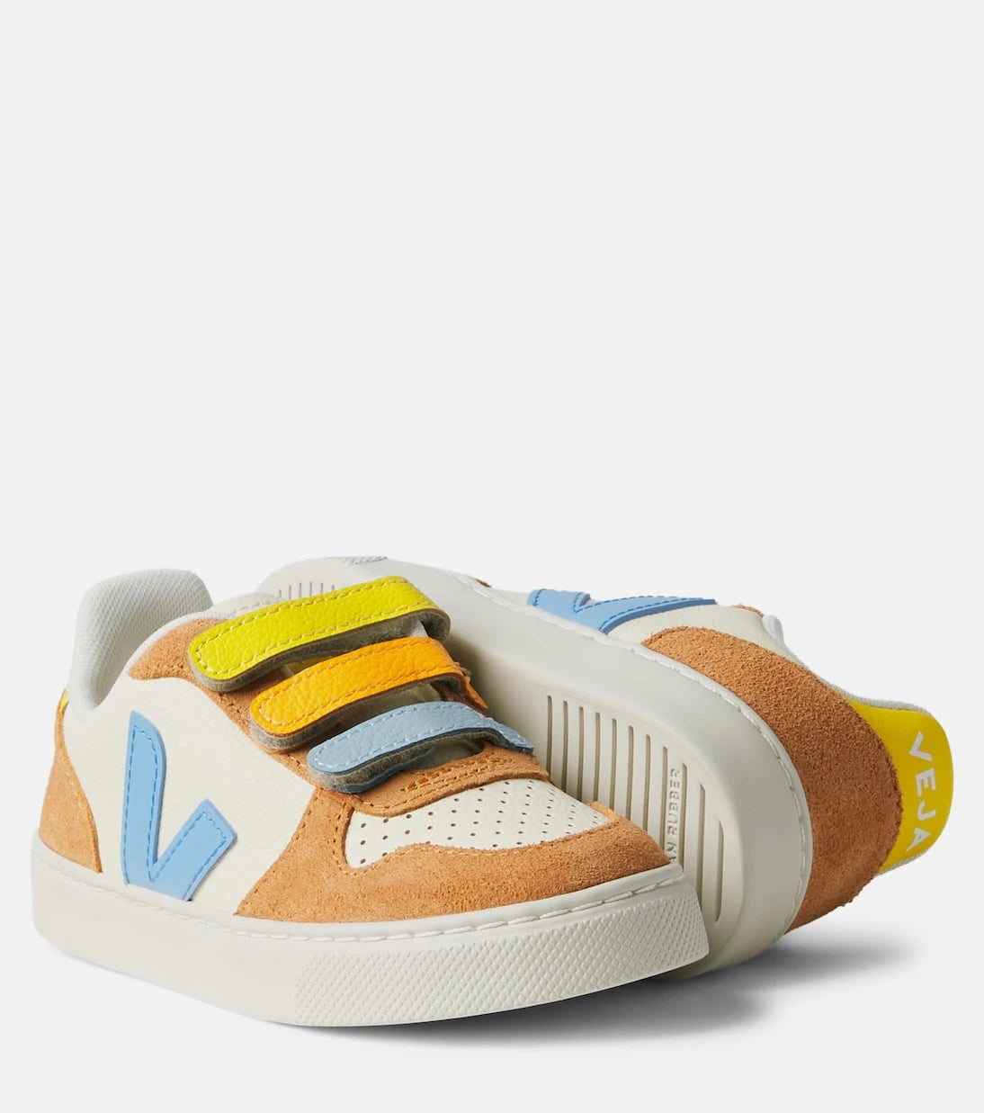 Veja Kids - أحذية رياضية جلدية V-10