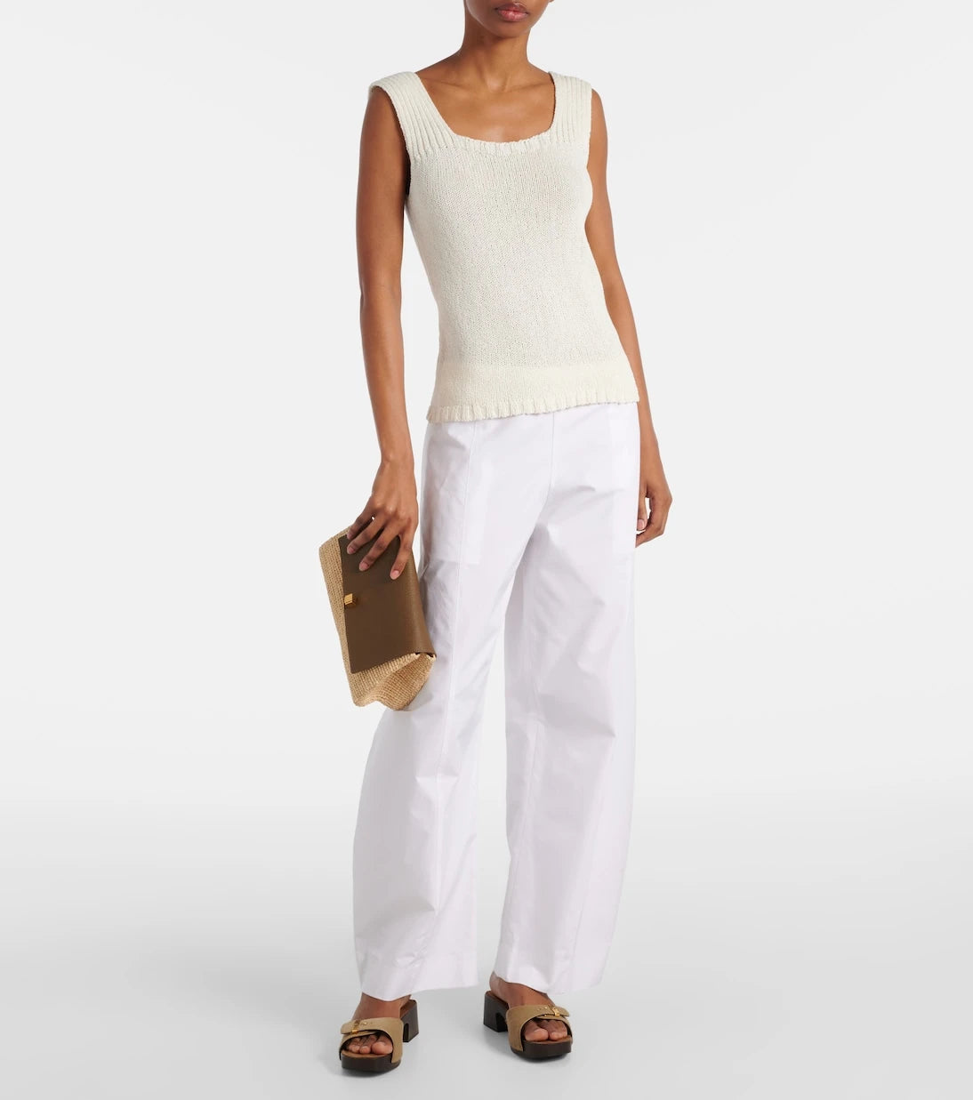 Khaite - Wil knitted cotton top