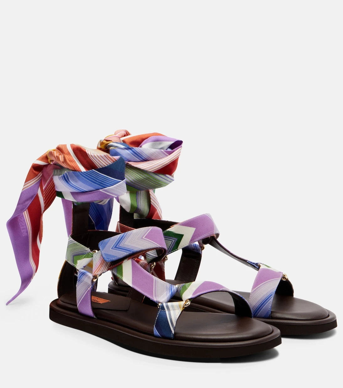 Missoni - Maud Chevron twill sandals