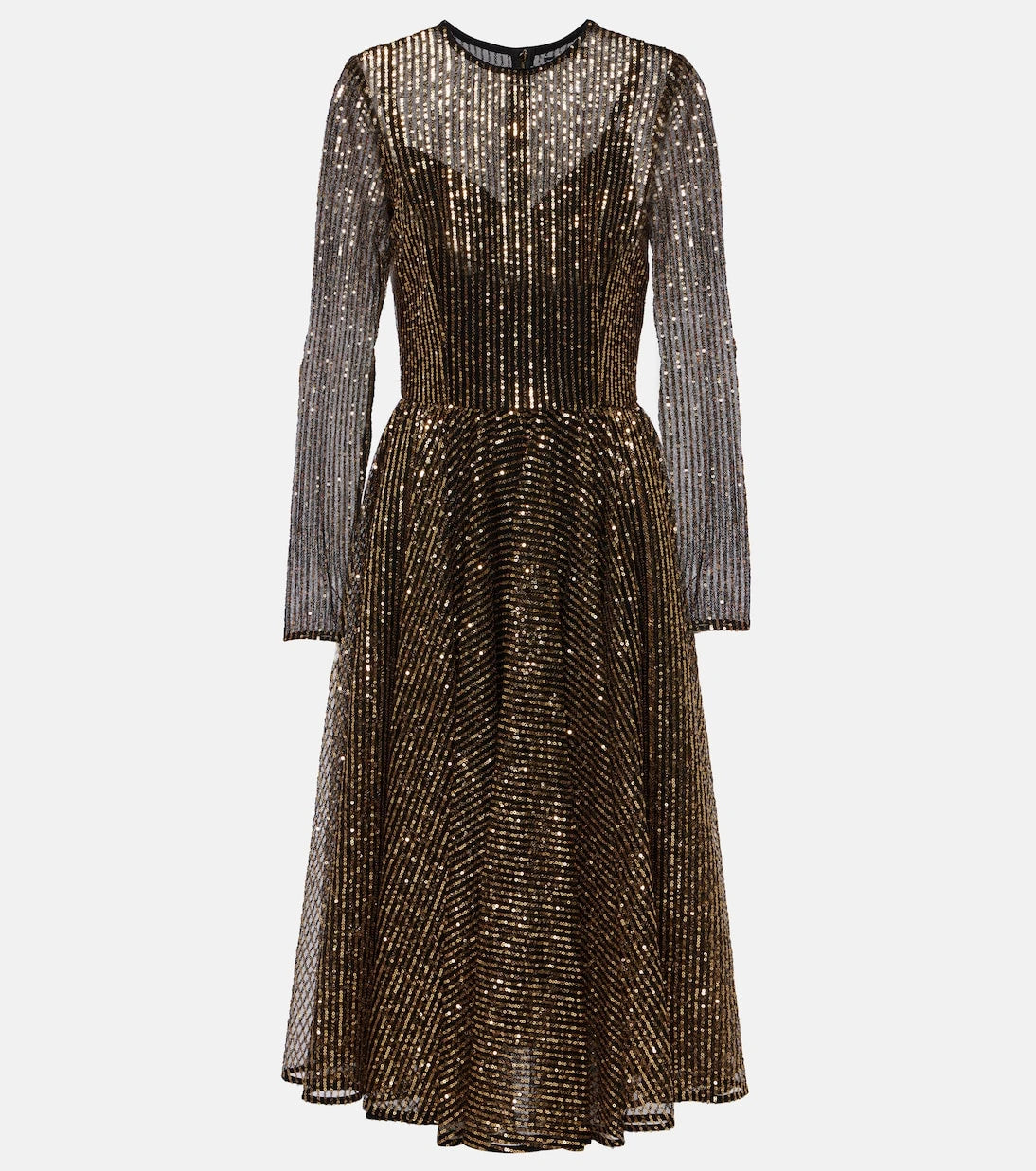 Dolce&Gabbana - Sequined tulle midi dress