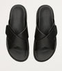 Harrys London Leather Promenade Cross Sandals