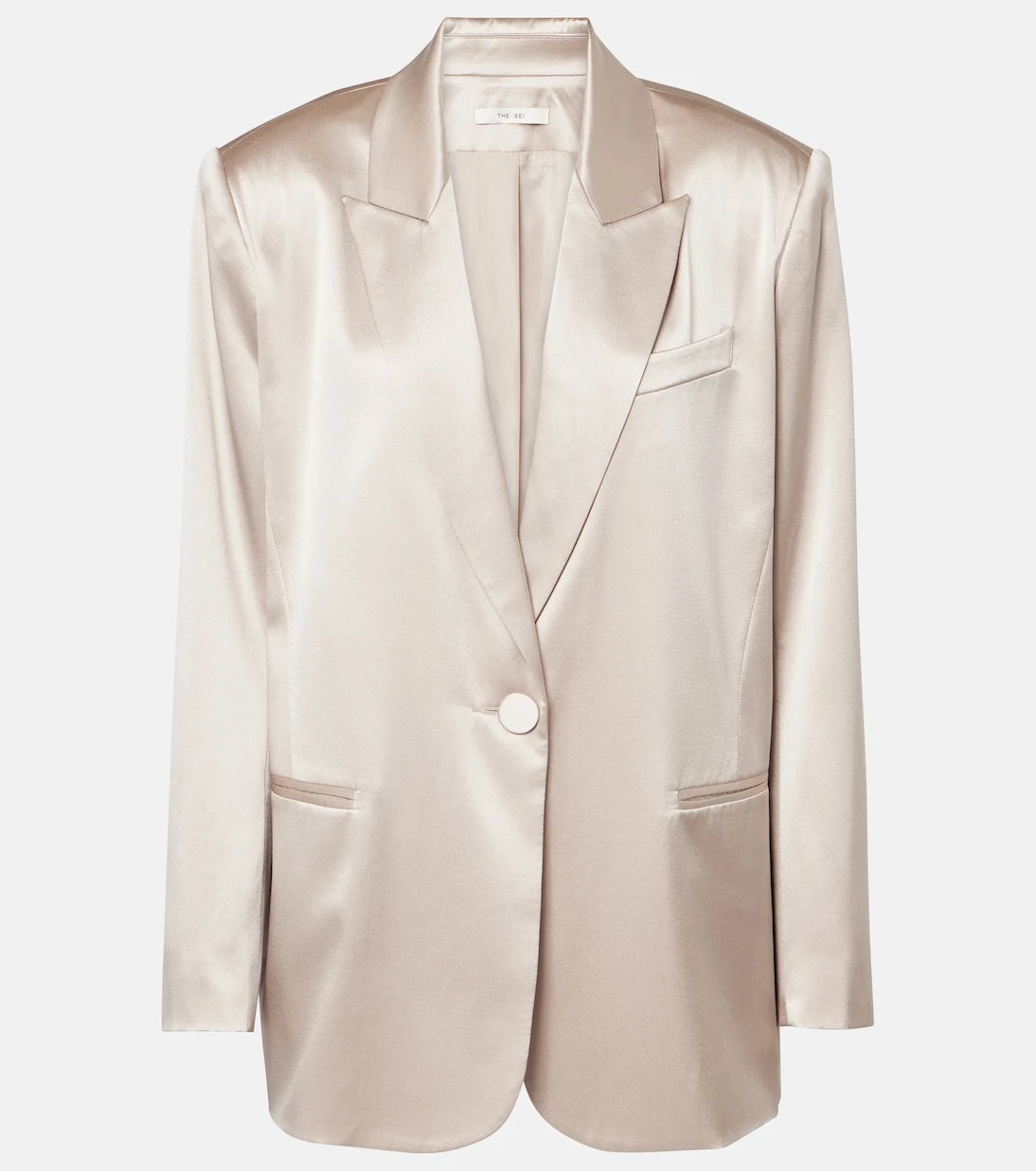 The Sei - Oversized silk satin blazer