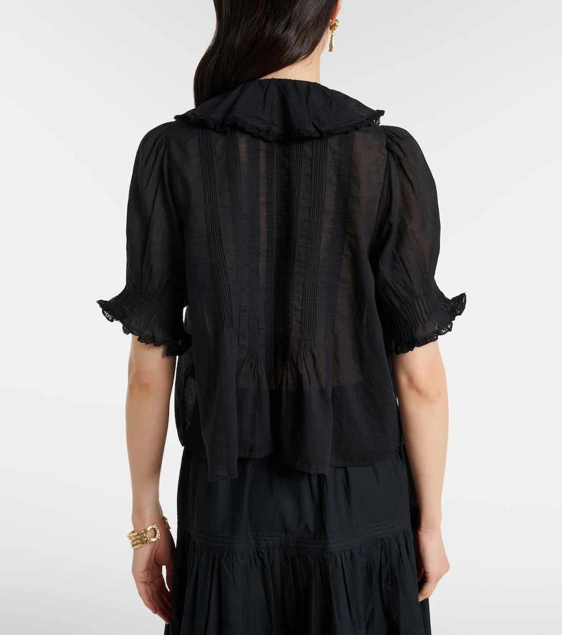Dôen - Henri cotton voile top