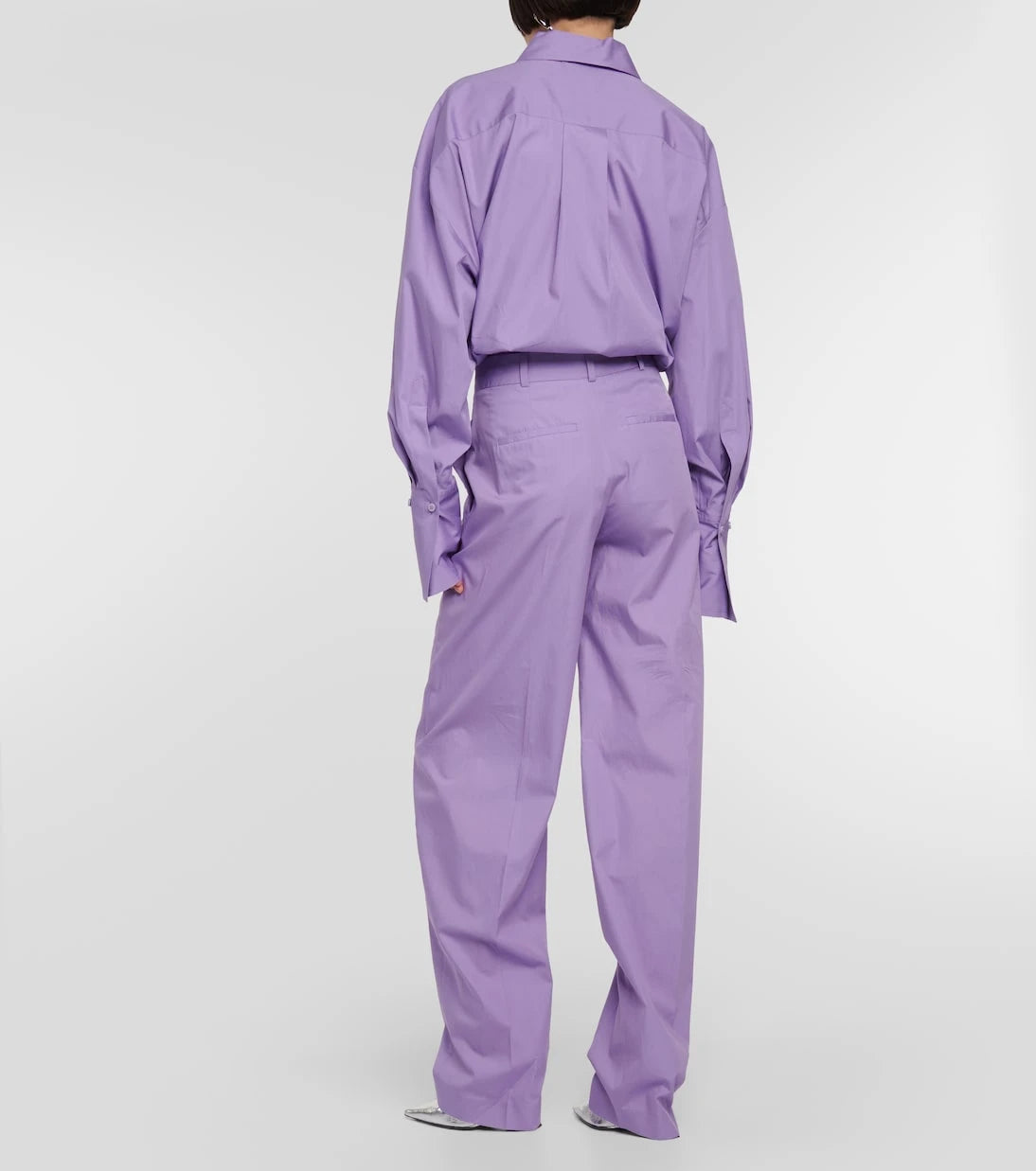 The Attico - Jagger high-rise wide-leg pants