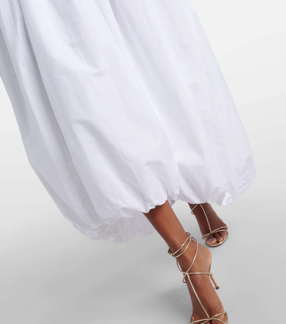 Simkhai - Pfeiffer cotton and linen-blend midi dress