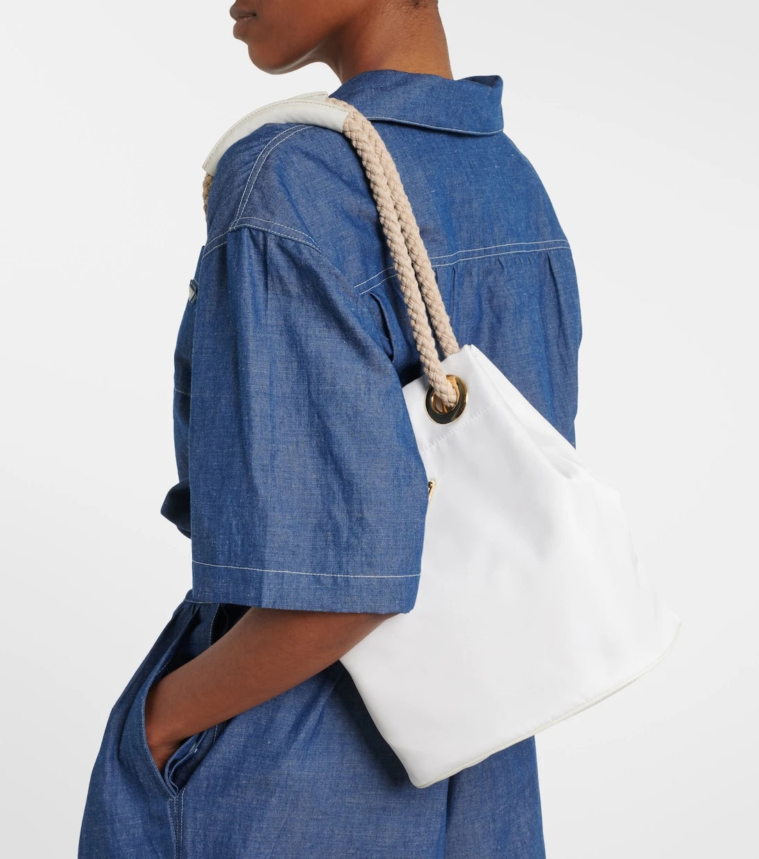 Prada - Prada Mariner Re-Nylon Small bucket bag