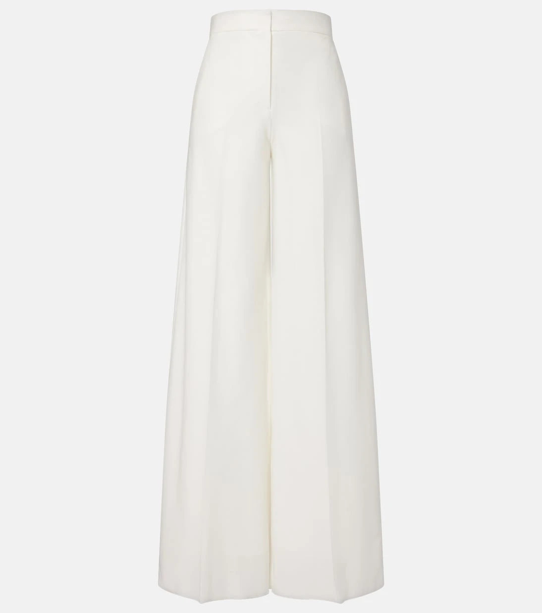Max Mara - Cotton piqué wide-leg pants