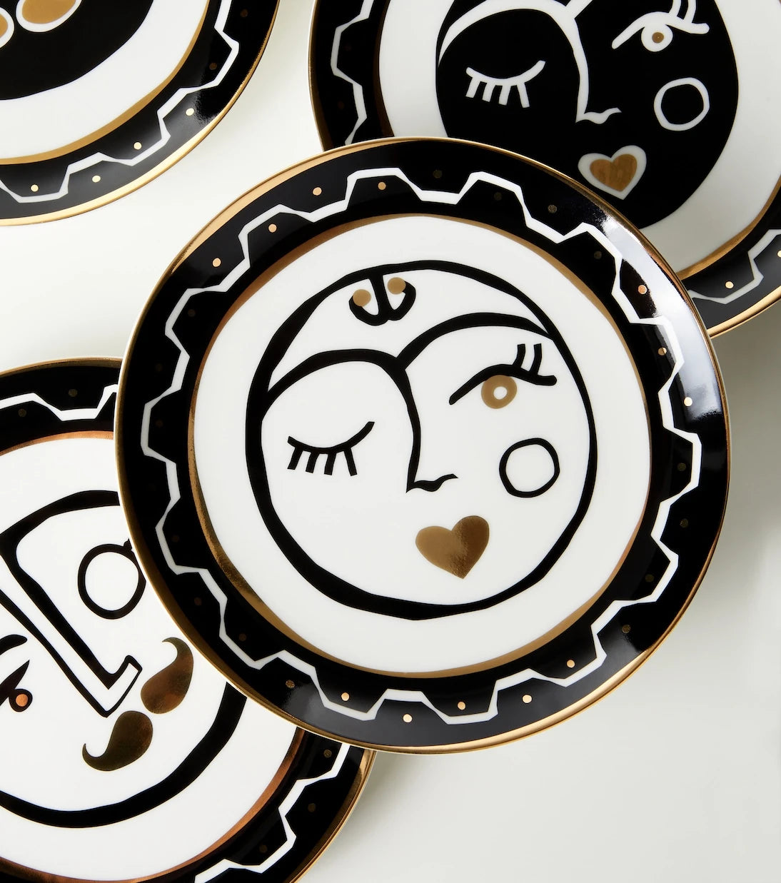 Jonathan Adler - Marseilles set of 4 porcelain side plates