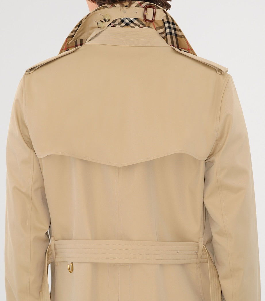 Beige Short Kensington Heritage Trench Coat