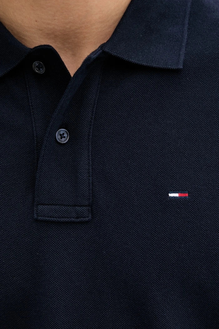 Tommy Jeans erkek pamuklu yakalı tişört