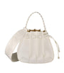 Mini Leather Gem Bucket Bag