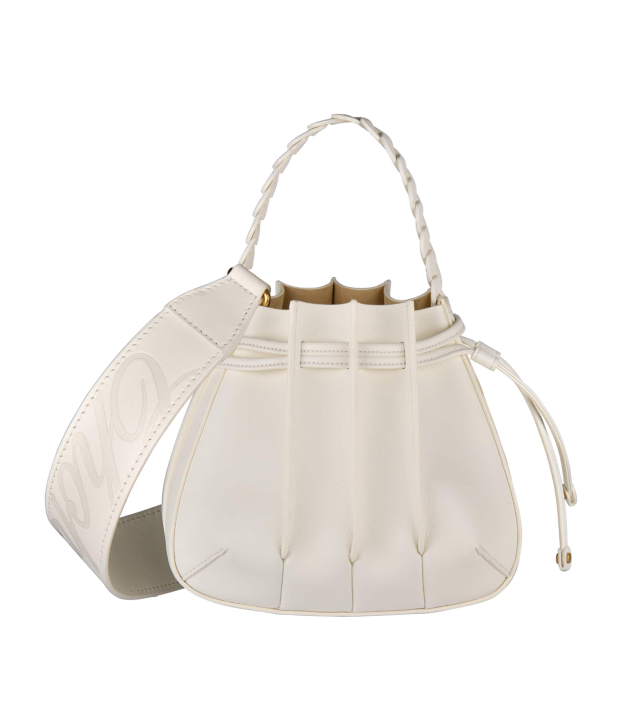 Mini Leather Gem Bucket Bag