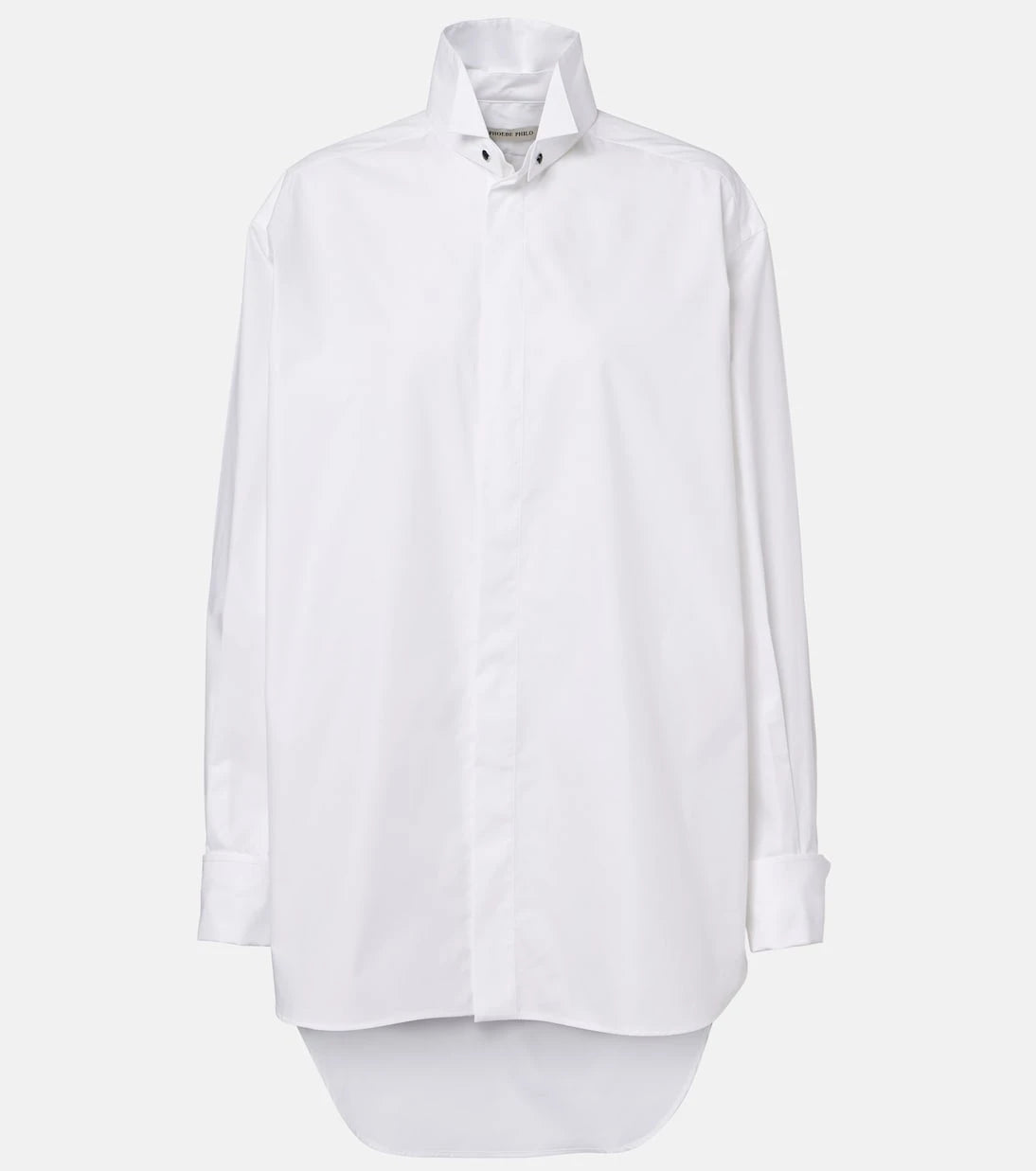 Phoebe Philo - Oversized cotton-blend shirt