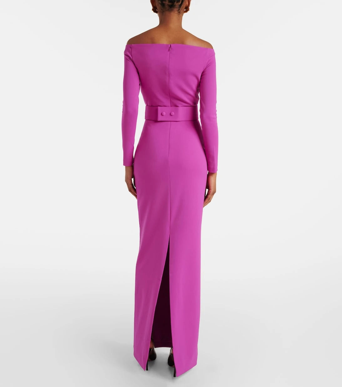Solace London - Sabina off-shoulder gown