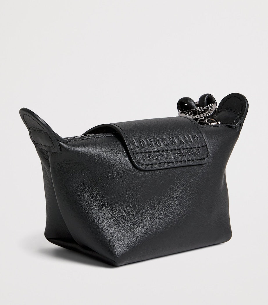 Leather Le Pliage Xtra Coin Purse 001 BLACK