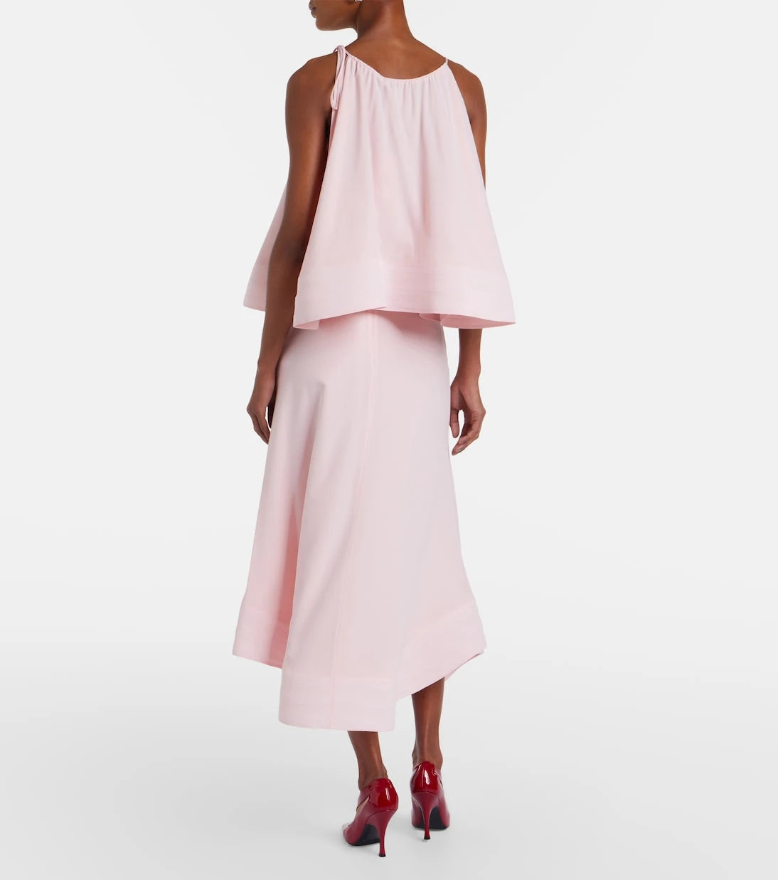 Stella McCartney - Silk midi skirt