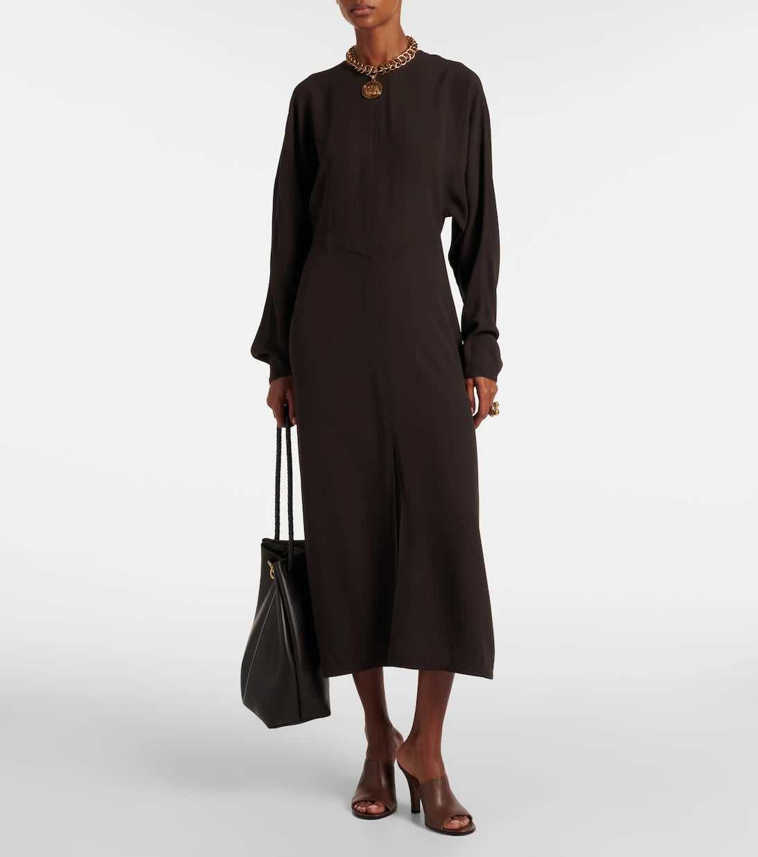 Joseph - Hills cutout crêpe midi dress