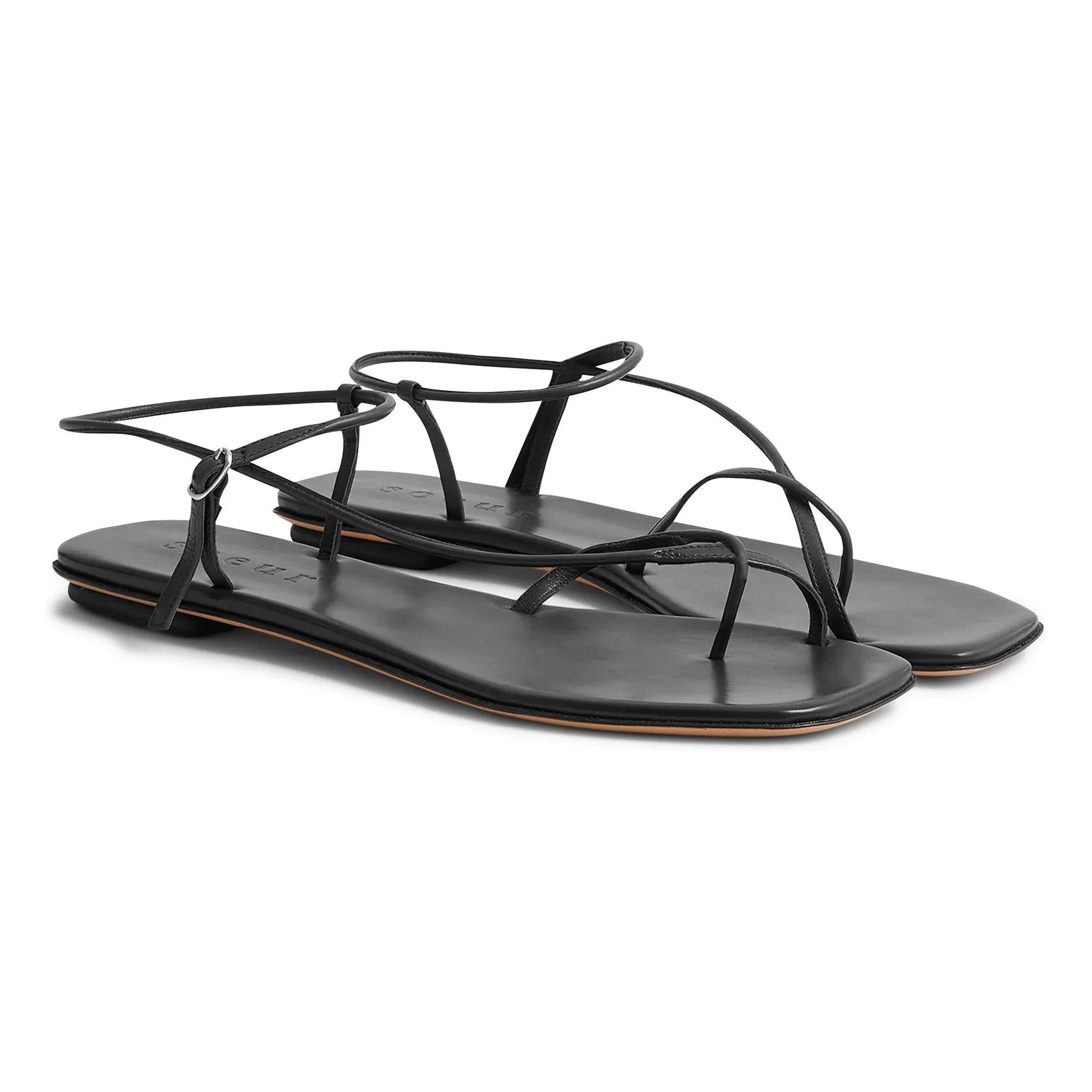 Soeur - Rosalie Leather sandals | Black